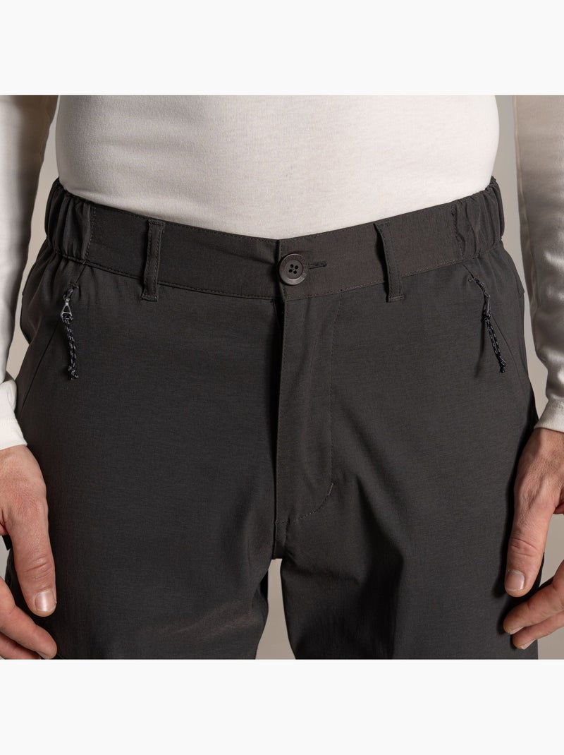 Craghoppers - Pantalon uni à taille mi-haute semi-élastiquée 2-en-1 KIWI PRO Gris Gris anthracite - Kiabi