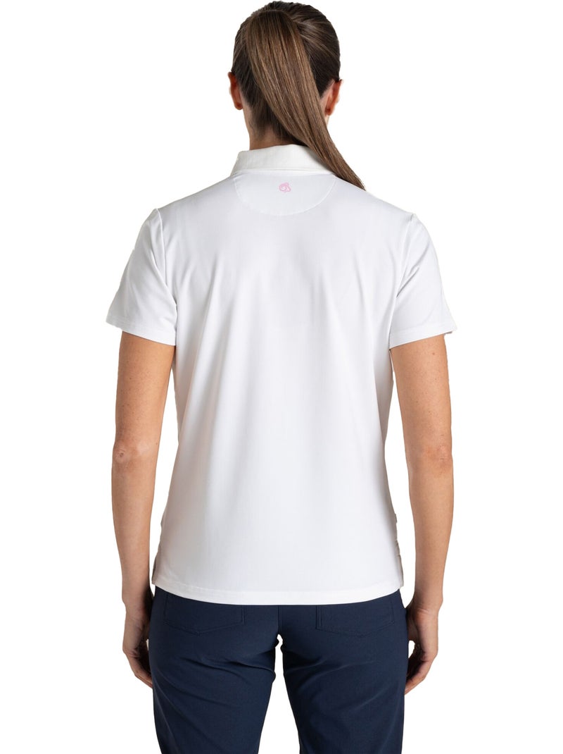 Craghoppers - Polo de golf manches courtes THORNBURY Blanc - Kiabi