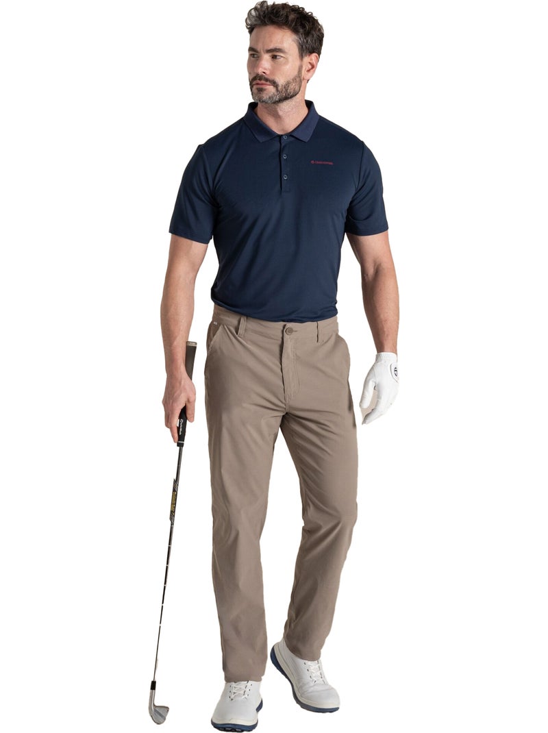 Craghoppers - Polo manches courtes de golf BRAMSHAW Bleu marine - Kiabi