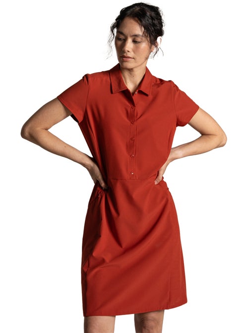 Craghoppers - Robe unie manches courtes style chemise PRO - Kiabi