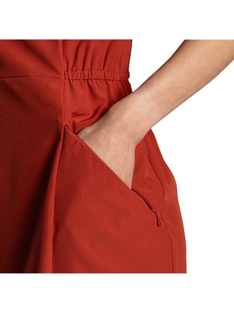 Craghoppers - Robe unie manches courtes style chemise PRO Rouge - Kiabi