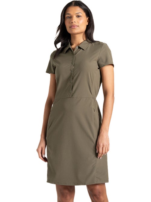 Craghoppers - Robe unie manches courtes style chemise PRO - Kiabi