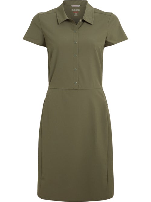 Craghoppers - Robe unie manches courtes style chemise PRO - Kiabi
