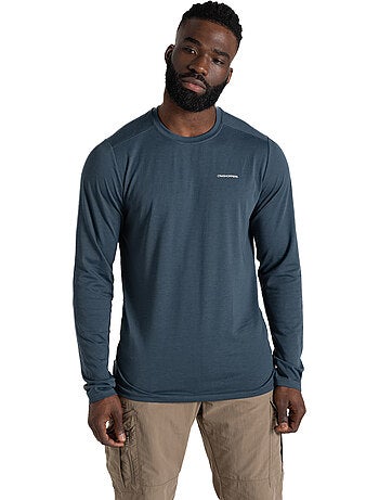 Craghoppers - T-shirt uni manches longues ABEL