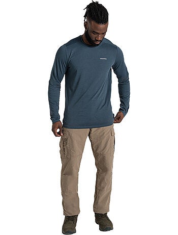 Craghoppers - T-shirt uni manches longues ABEL