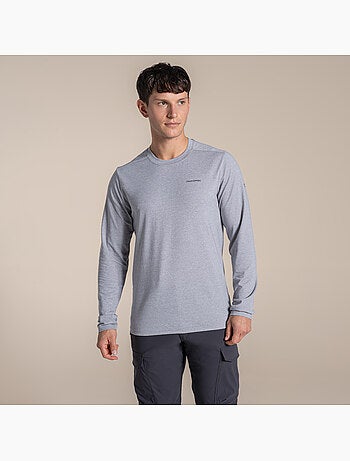 Craghoppers - T-shirt uni manches longues ABEL
