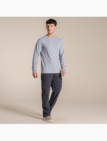 Craghoppers - T-shirt uni manches longues ABEL