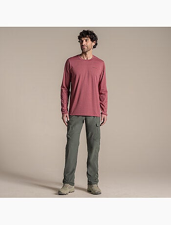 Craghoppers - T-shirt uni manches longues ABEL