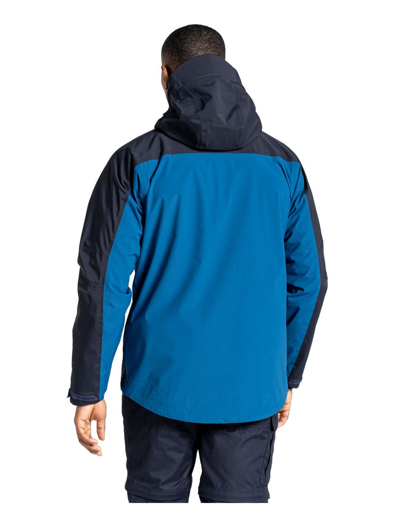 Craghoppers - Veste imperméable bicolore à capuche EXPERT Bleu - Kiabi