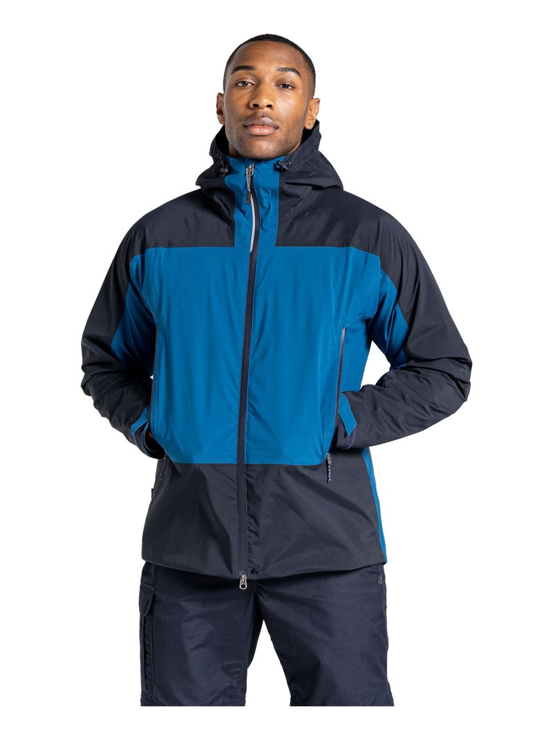 Craghoppers - Veste imperméable bicolore à capuche EXPERT Bleu - Kiabi