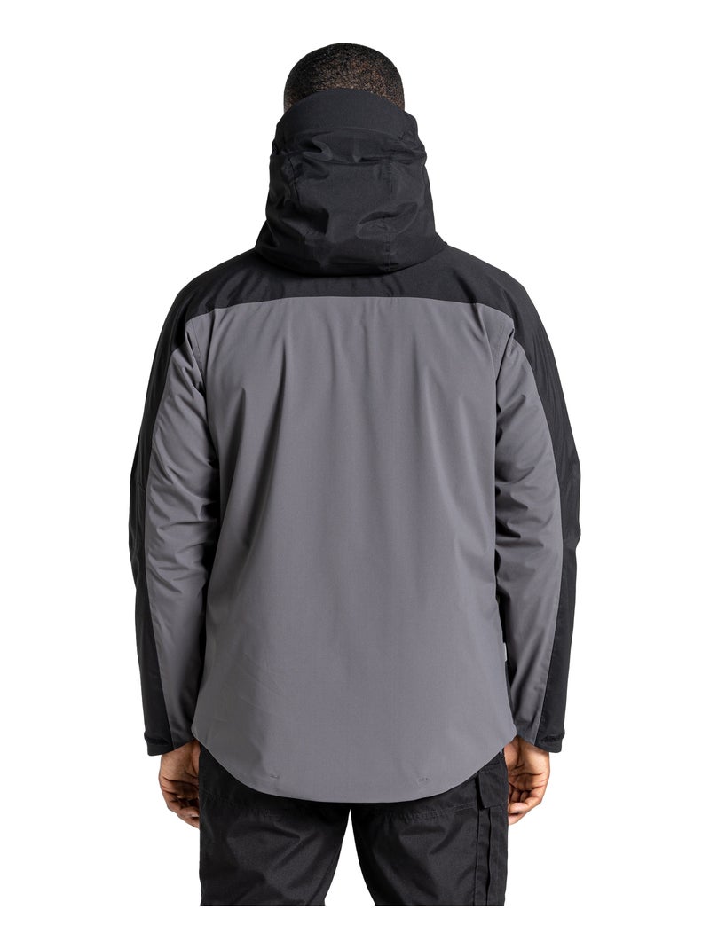 Craghoppers - Veste imperméable bicolore à capuche EXPERT Gris Noir - Kiabi