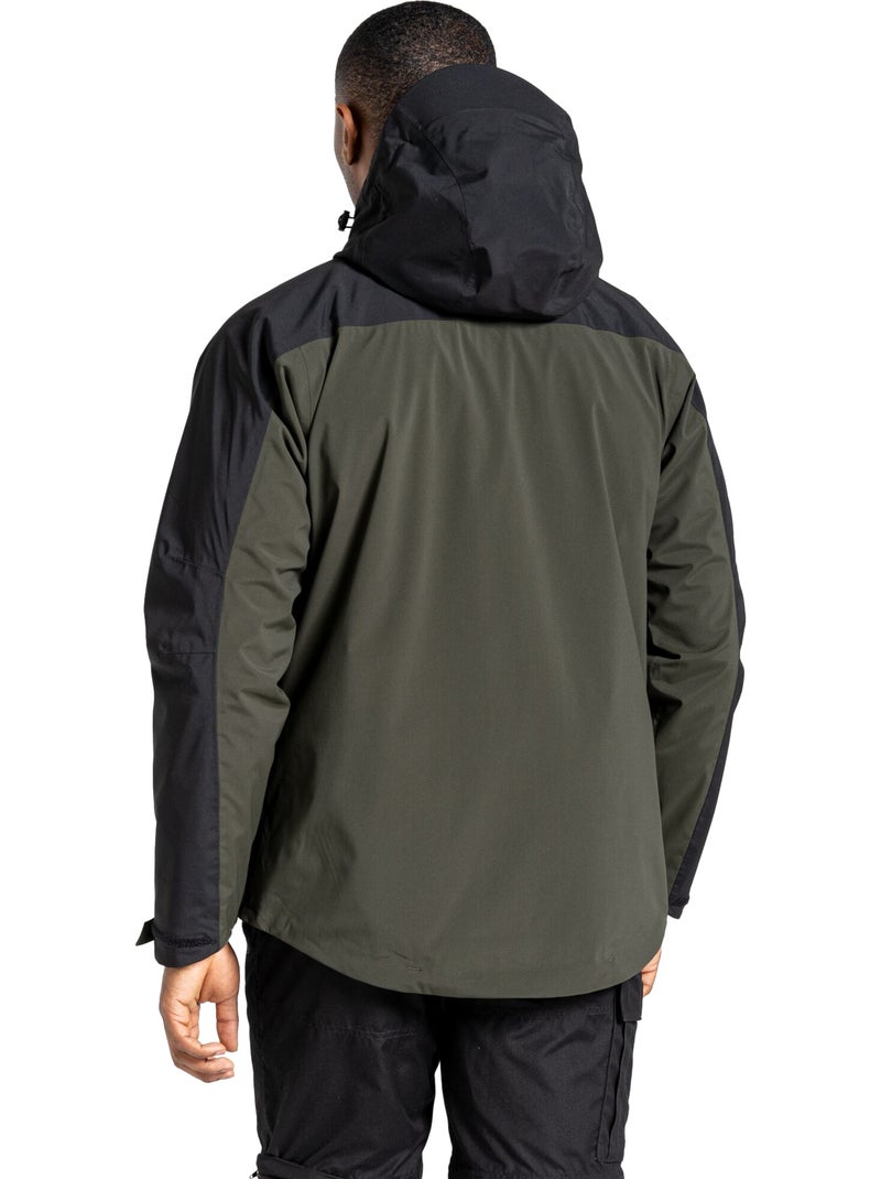 Craghoppers - Veste imperméable bicolore à capuche EXPERT Vert foncé - Kiabi
