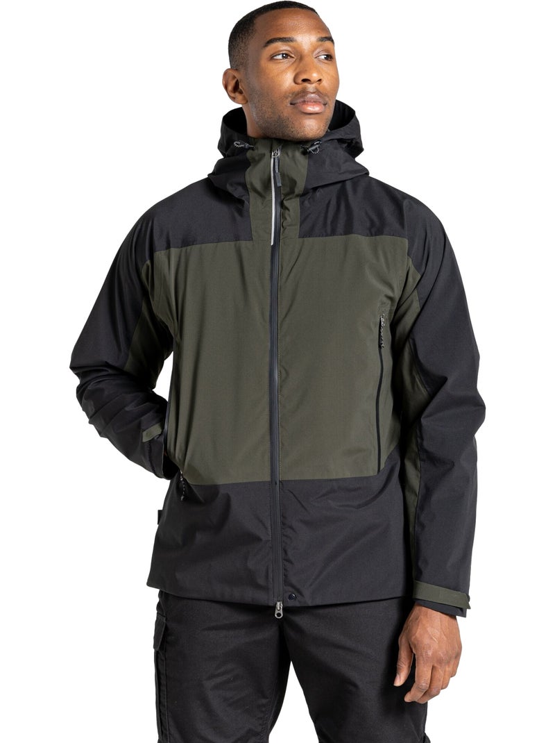 Craghoppers - Veste imperméable bicolore à capuche EXPERT Vert foncé - Kiabi