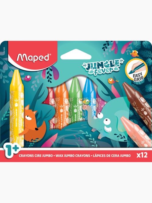 Craies de coloriage maxi jungle fever - Kiabi