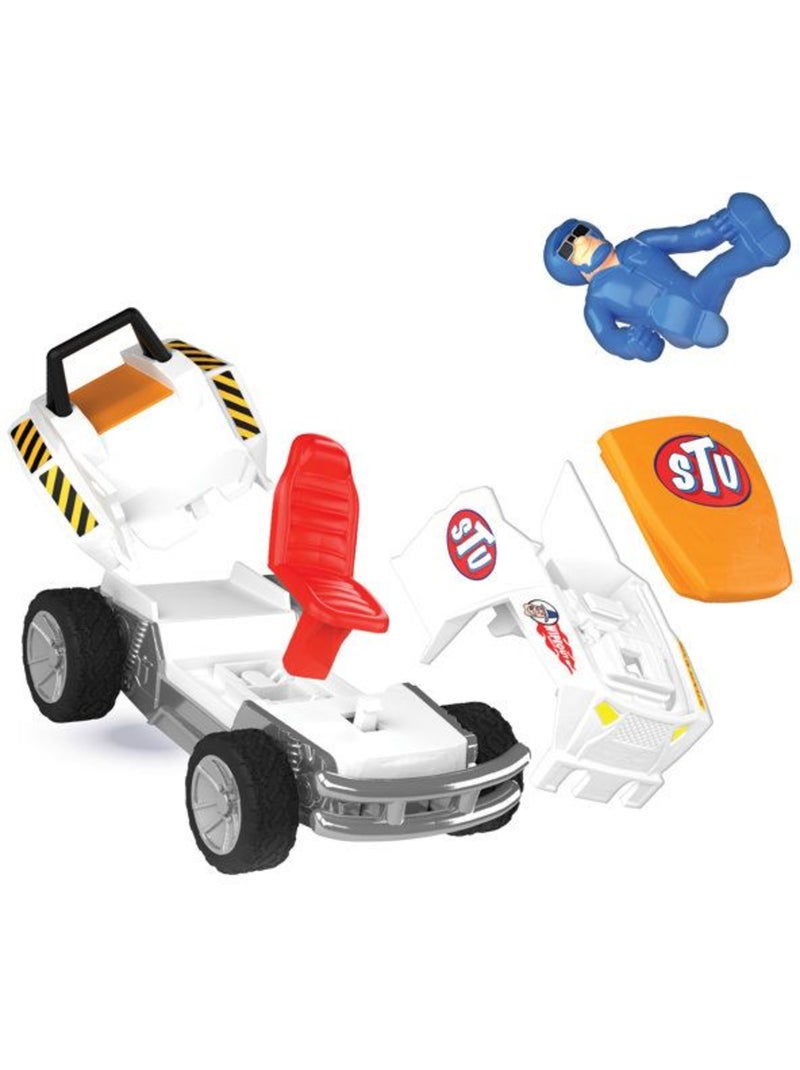 Crash buggy - bandai - stuntman stu - coss8373 Multicolore - Kiabi