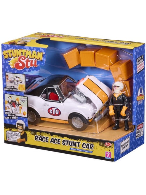 Crash voiture de course - bandai - stuntman stu - coss8200 - Kiabi