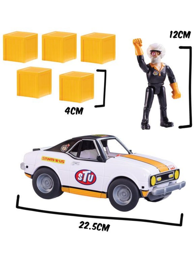Crash voiture de course - bandai - stuntman stu - coss8200 Multicolore - Kiabi