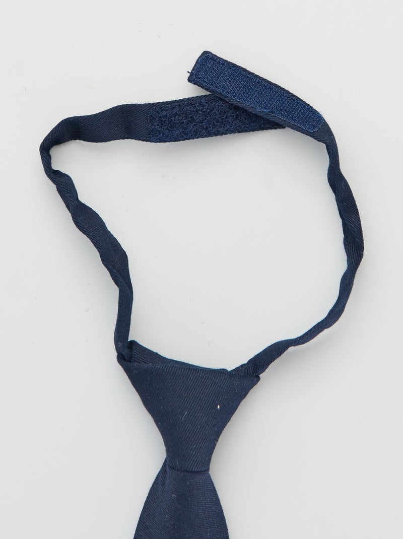 Cravate de cérémonie Bleu - Kiabi