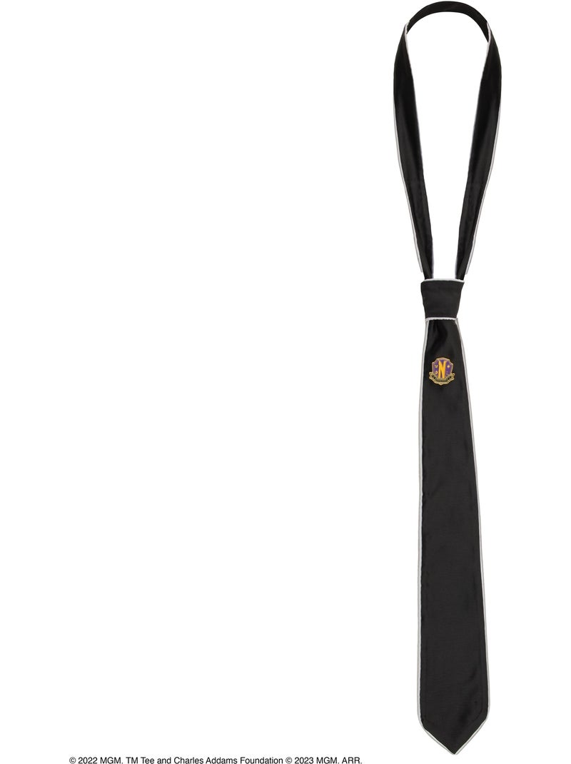 Cravate Deluxe Académie Nevermore - Mercredi Noir - Kiabi