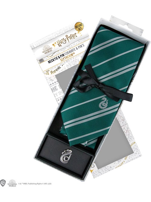 Cravate Deluxe Serpentard - Harry Potter - Kiabi Cravate Deluxe Serpentard - Harry Potter - Kiabi