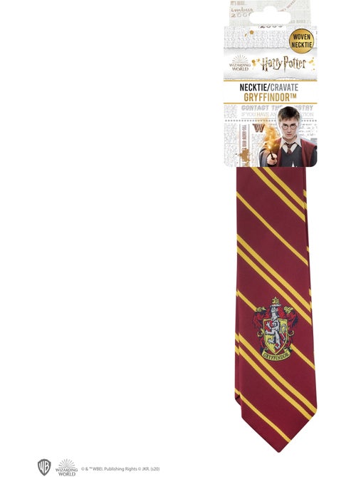 Cravate Écusson Tissé Gryffondor Adultes - Harry Potter - Kiabi Cravate Écusson Tissé Gryffondor Adultes - Harry Potter - Kiabi