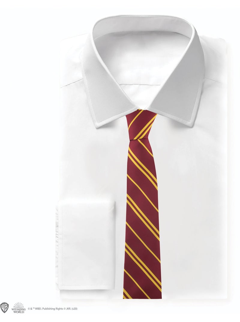Cravate Écusson Tissé Gryffondor Adultes - Harry Potter Rouge - Kiabi