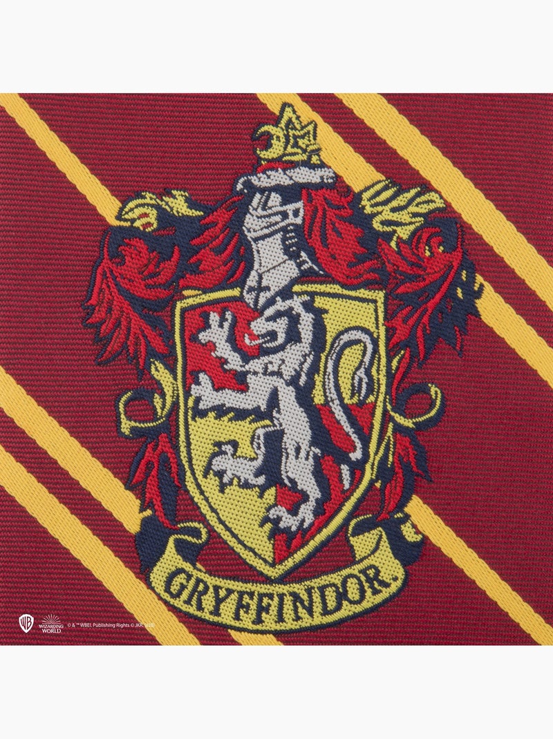 Cravate Écusson Tissé Gryffondor Adultes - Harry Potter Rouge - Kiabi