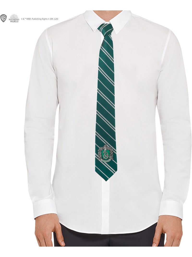 Cravate Écusson Tissé Serpentard Adultes - Harry Potter Vert - Kiabi
