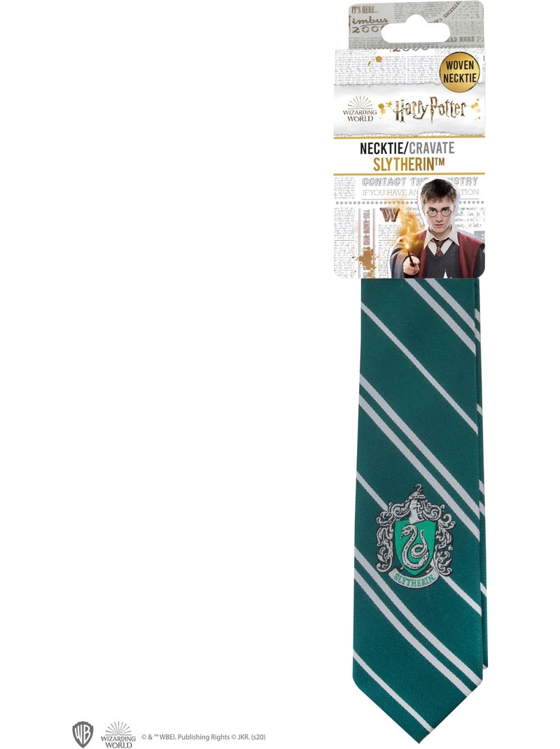 Cravate Écusson Tissé Serpentard Adultes - Harry Potter Vert - Kiabi