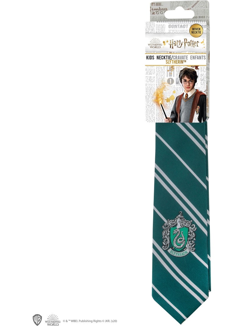 Cravate Écusson Tissé Serpentard Enfants - Harry Potter Vert - Kiabi