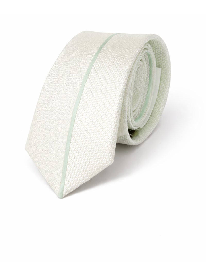 Cravate Élégante LÉO – Blanc et vert pâle Vert pastel - Kiabi