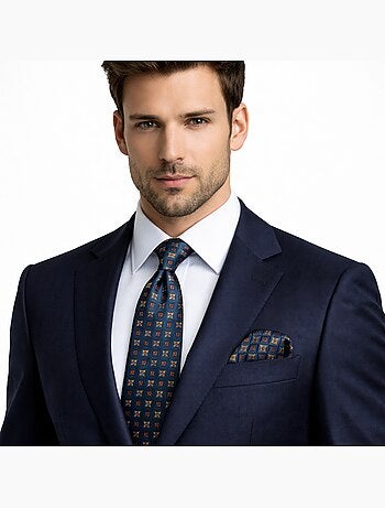 Cravate GIULIANO Pochette Assortie soie