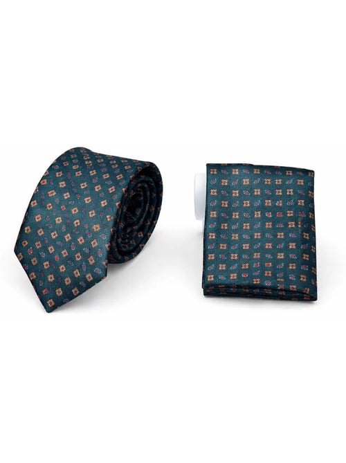 Cravate GIULIANO Pochette Assortie soie - Kiabi