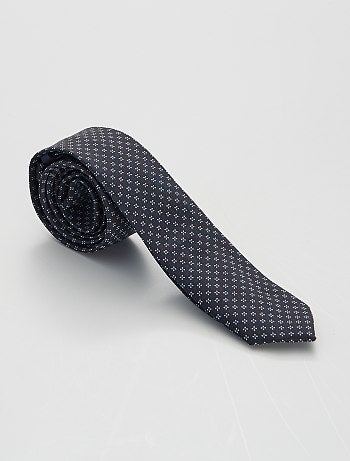 Cravate micro-motif