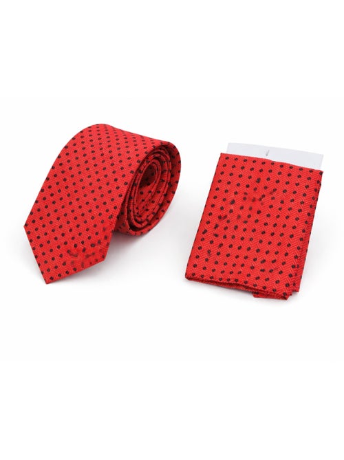 Cravate  Pochette Assortie soie MARCO - Kiabi