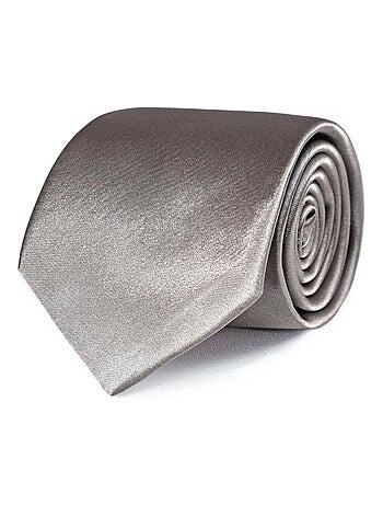Cravate Satin Unie - Fabriqué en Europe