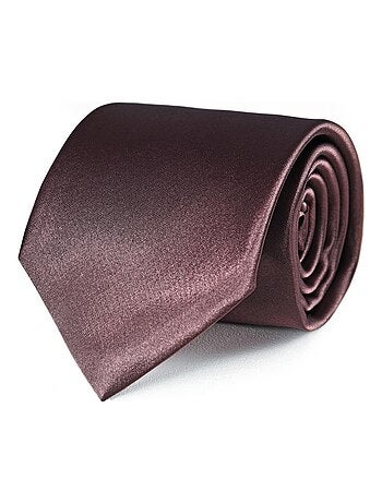 Cravate Satin Unie - Fabriqué en Europe