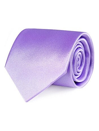 Cravate Satin Unie - Fabriqué en Europe