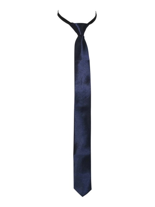 Cravate slim automatique Marine - Kiabi