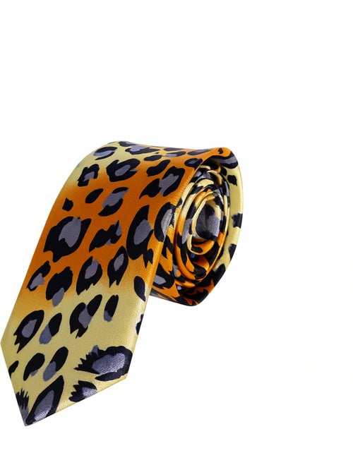 Cravate Slim Homme Imprimé Léopard - Kiabi