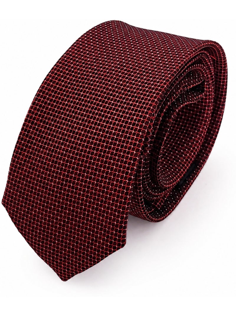 Cravate soie MANUEL Bordeaux - Kiabi