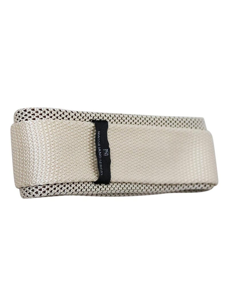 Cravate tricot chinée Beige - Kiabi