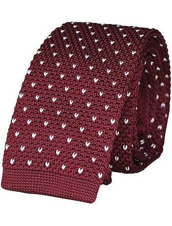 Cravate tricot ? pois