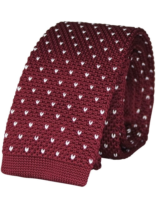 Cravate tricot ? pois - Kiabi