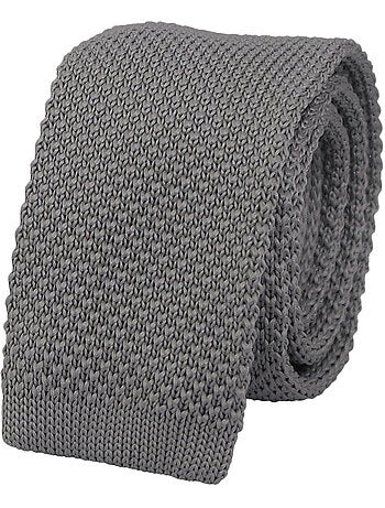 Cravate tricot uni