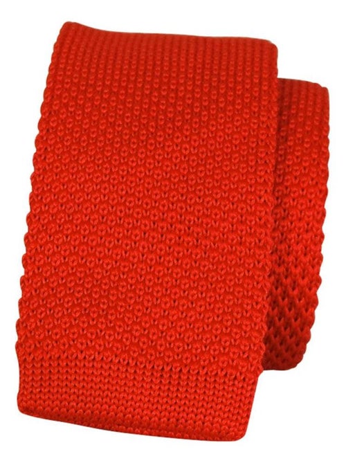 Cravate tricot uni - Kiabi