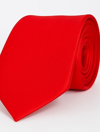 Cravate Unie en soie DIEGO