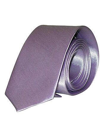 Cravate unie slim