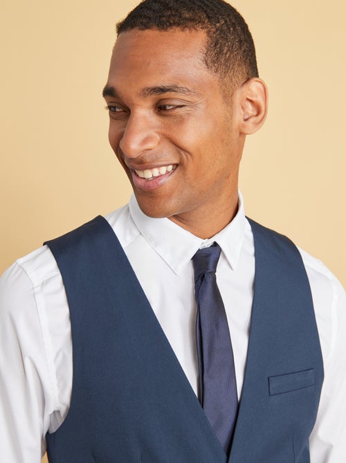 Cravate unie texturée - Kiabi