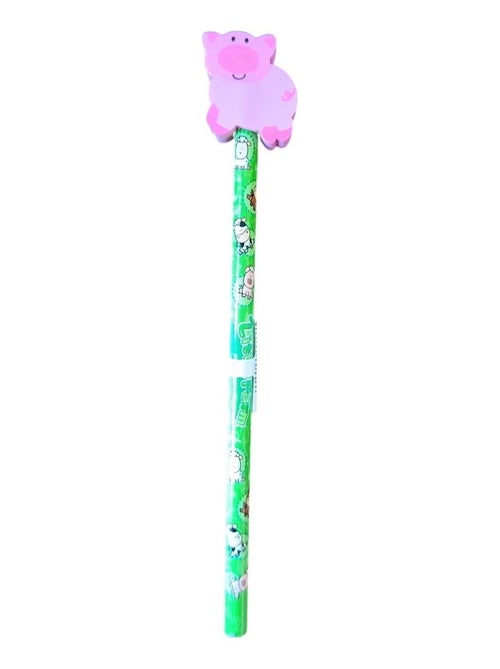 Crayon a papier avec Gomme Cochon - Kiabi